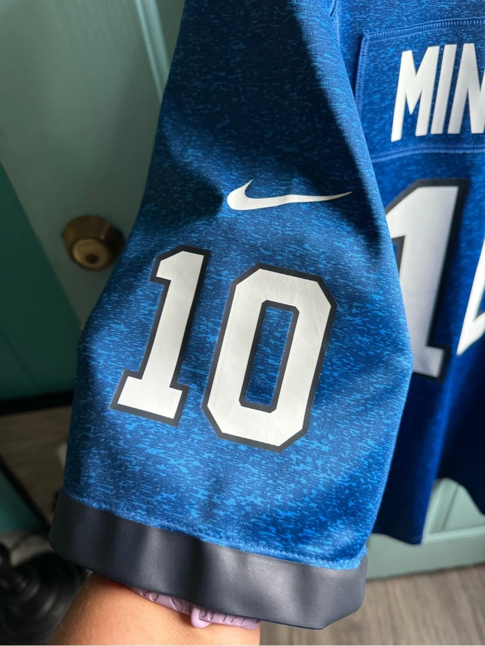 NFL Colts #10 Football Jersey with White Accents
